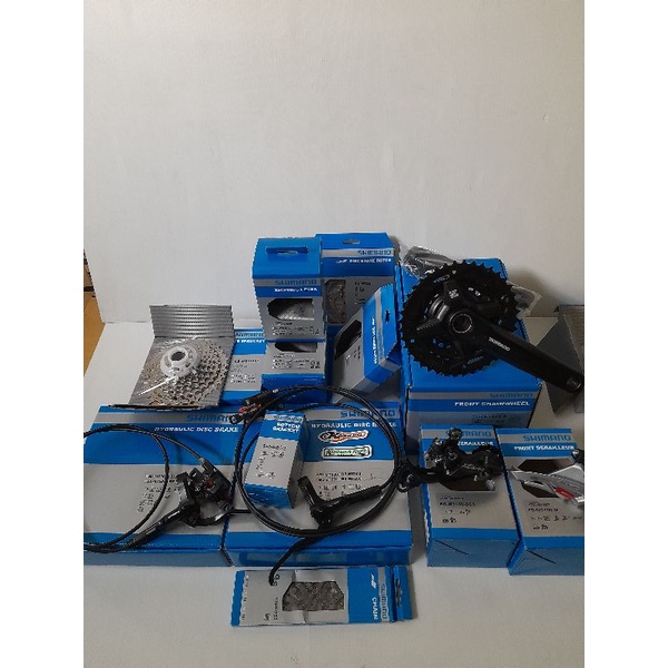 groupset shimano alivio 3x9 speed