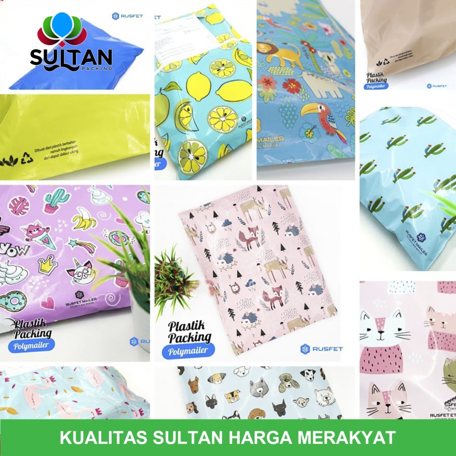 

AMPLOP PLASTIK POLYMAILER RUSFET - POLIMAILER - MURAH SATUAN