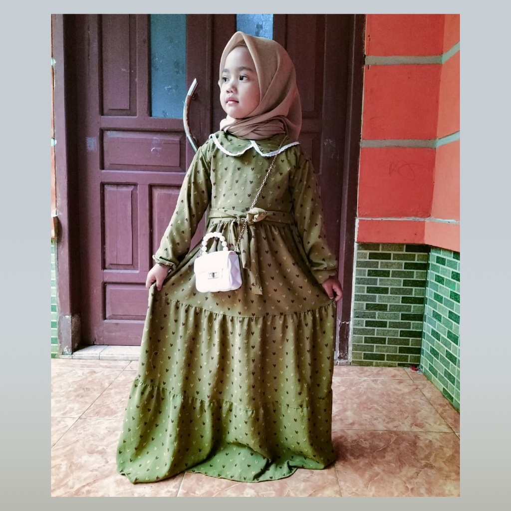 Gamis Salwa Bahan Cringkle Uragiri Terbaru