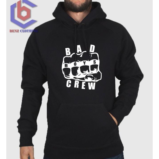 Jaket Hoodie Sweater Bad Boy Crew Outerwear Pria Wanita Jumper Fleece Sablon Polos