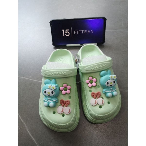 NEW!!! SIZE:30-35 Sandal anak let tali belakang karet import original sendal baim anak-anak 7810-T