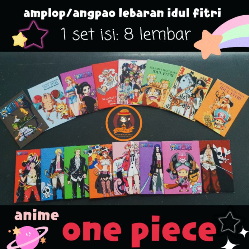 

Amplop lebaran one piece / angpao one piece