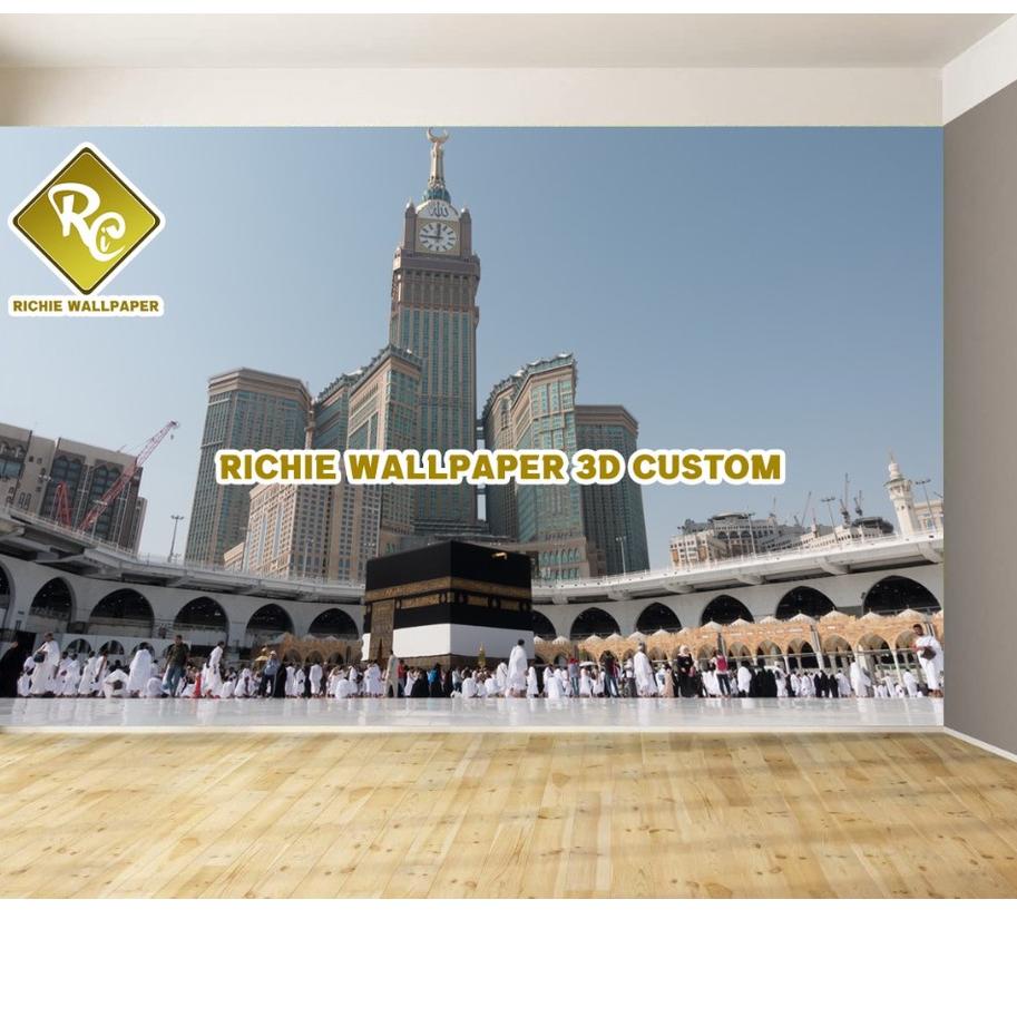Wallpaper Custom 3D Islamic kabah - wallpaper mekah - Wallpaper dinding murah - wallpaper sticker - wallpaper custom