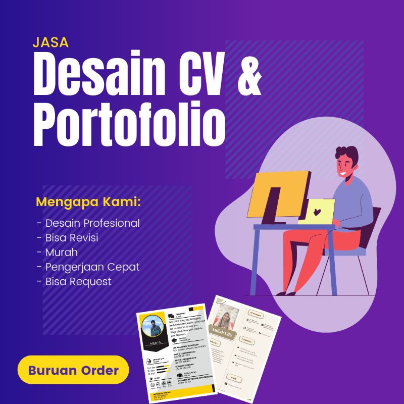 Jasa Pembuatan CV (Curriculum Vitae) | Desain CV | Portofolio