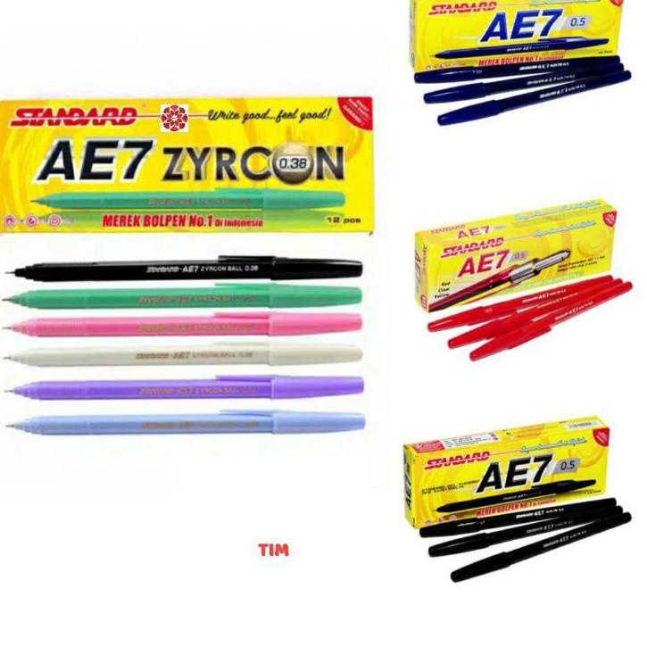 

12.12 HARGA GROSIR Pulpen Standard AE7 0.5mm ( 1pak/12pcs ) !!!