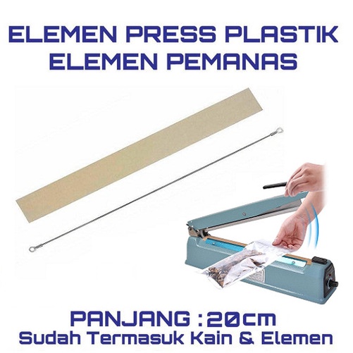 Elemen Impulse Sealer Heating Element / Press Plastik 20cm dan 30cm