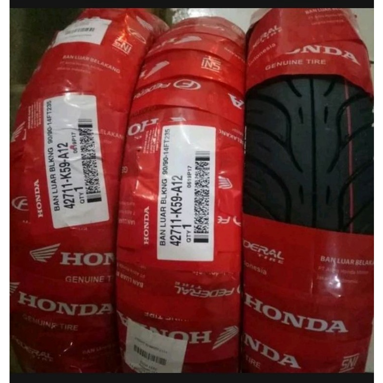 ban luar honda vario,beat belakang tubless 90/90-14