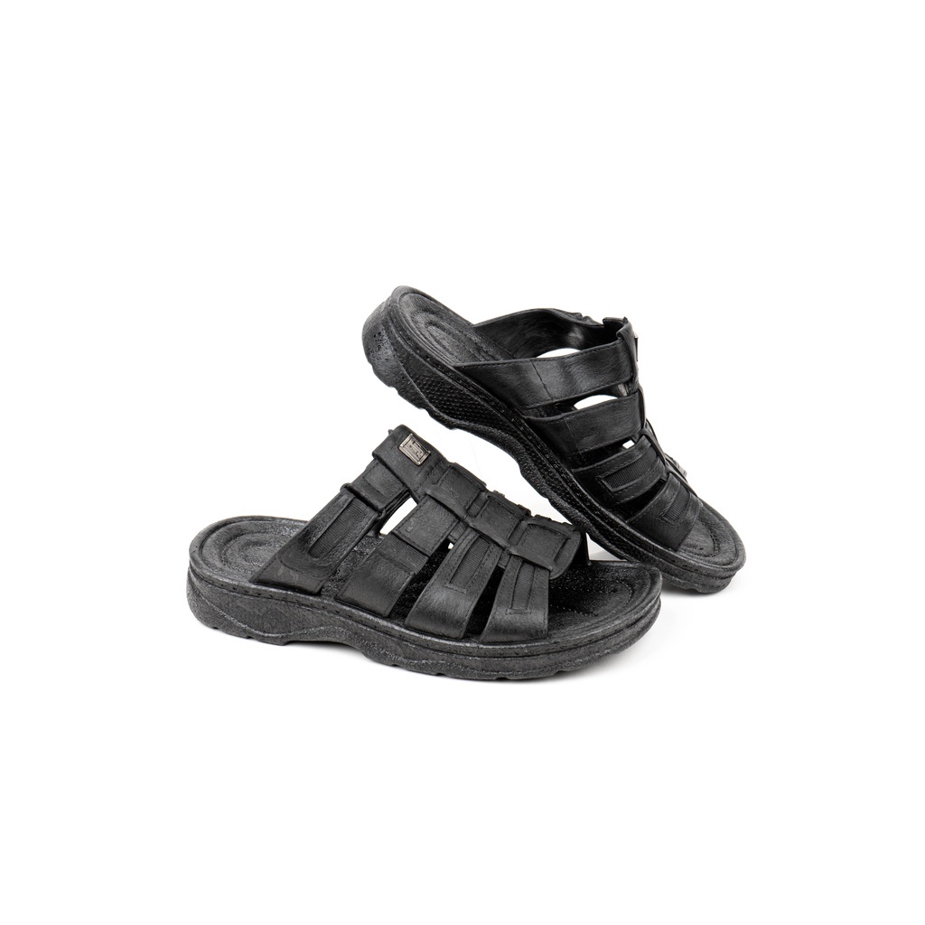 Sandal Slop Pria AP 999 Hitam - Sandal Slide