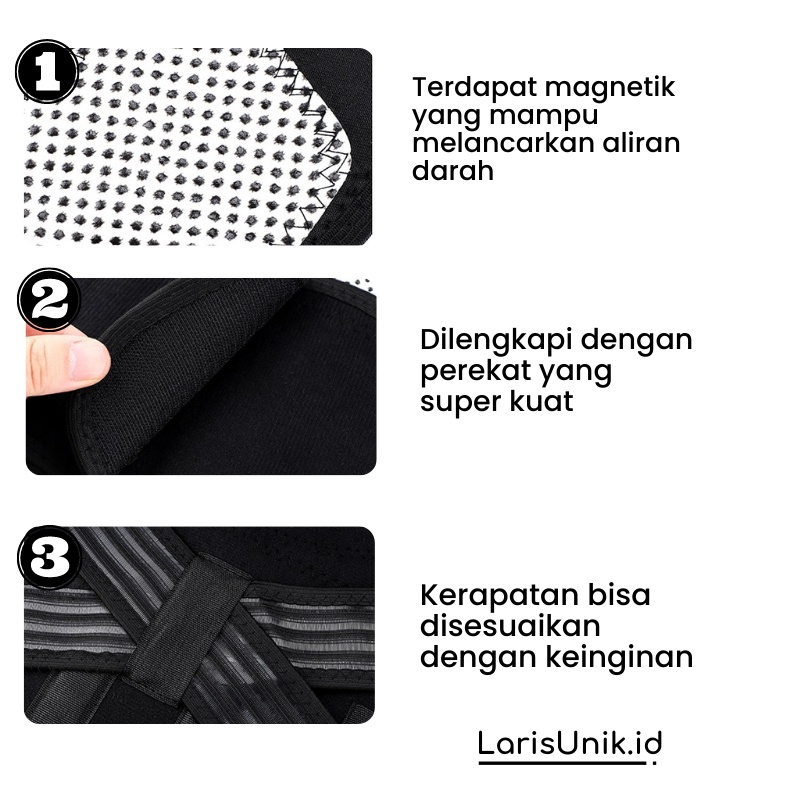 Alat Terapi Badan Perawatan Diri Sabuk Terapi Pundak Punggung Pinggang Magnetic Tourmaline Back Waist Shoulder