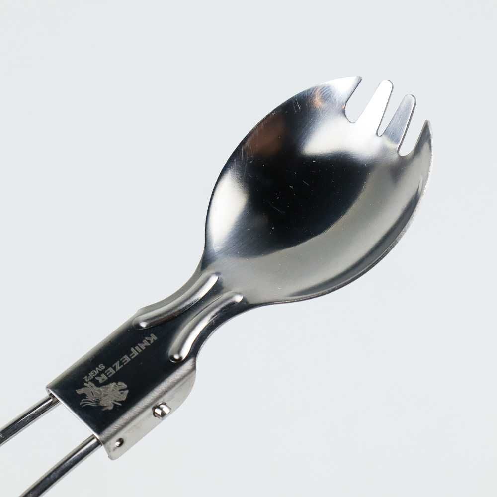 KNIFEZER Foldable Spoon Fork Sendok Garpu Lipat Stainless Steel - SVGF2 - PRMI