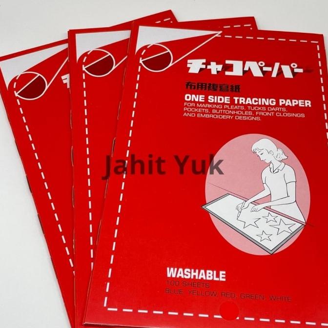 

Kertas Karbon Jahit Jepang / Kertas Carbon Jepang 1 Pack Isi 100