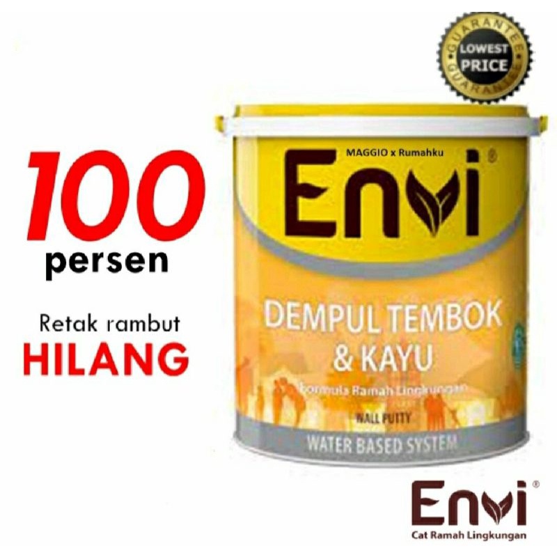 Envi Dempul Tembok Wall Putty Kayu