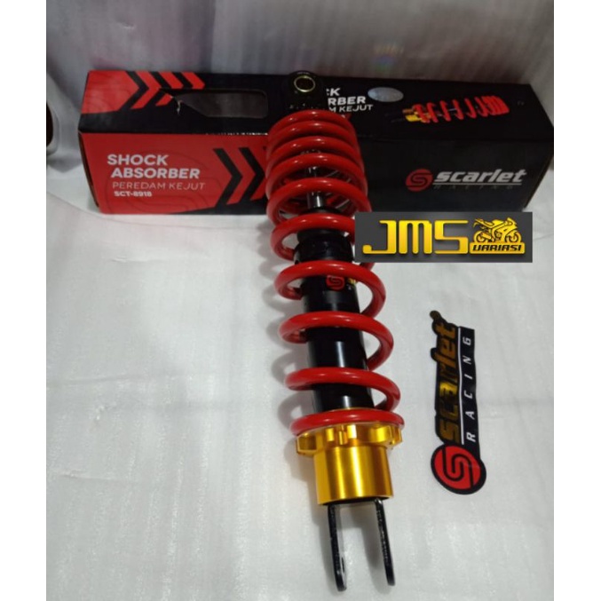 shock scarlet racing 8918 non tabung matic ukuran 310/330mm mio beat Vario lexi scoopy genio soul gt mio m3 spacy beat pop beat street xeon