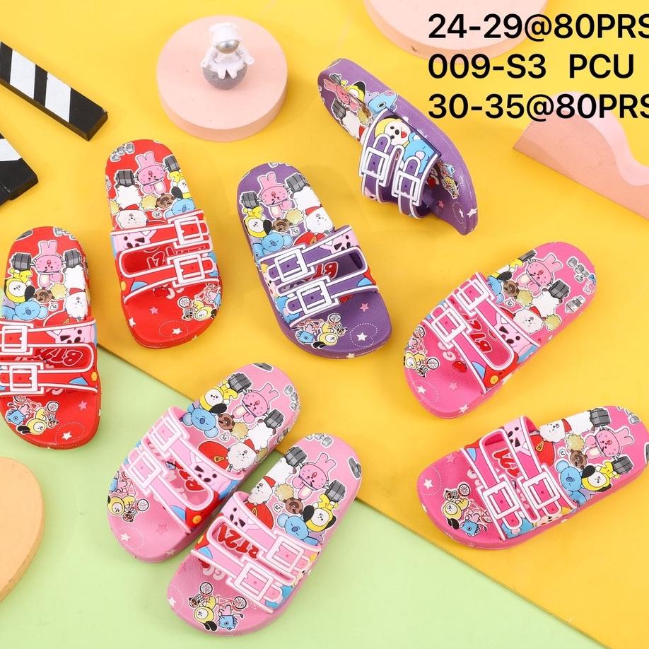Kekinian - /SANDAL BALANCE 009-S3/SANDAL WEDGES JELLY/SANDAL BALANCE ANAK/SANDAL ANAK PEREMPUAN/SAND