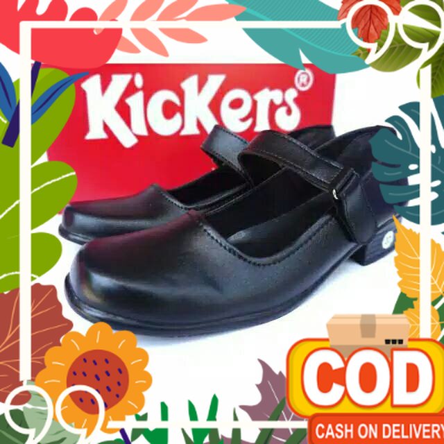 Model Anak Muda / [10.10 Mega sale] Wanita Pantofel Paskibra Kickers Flat Hak Formal Casual Fantofel