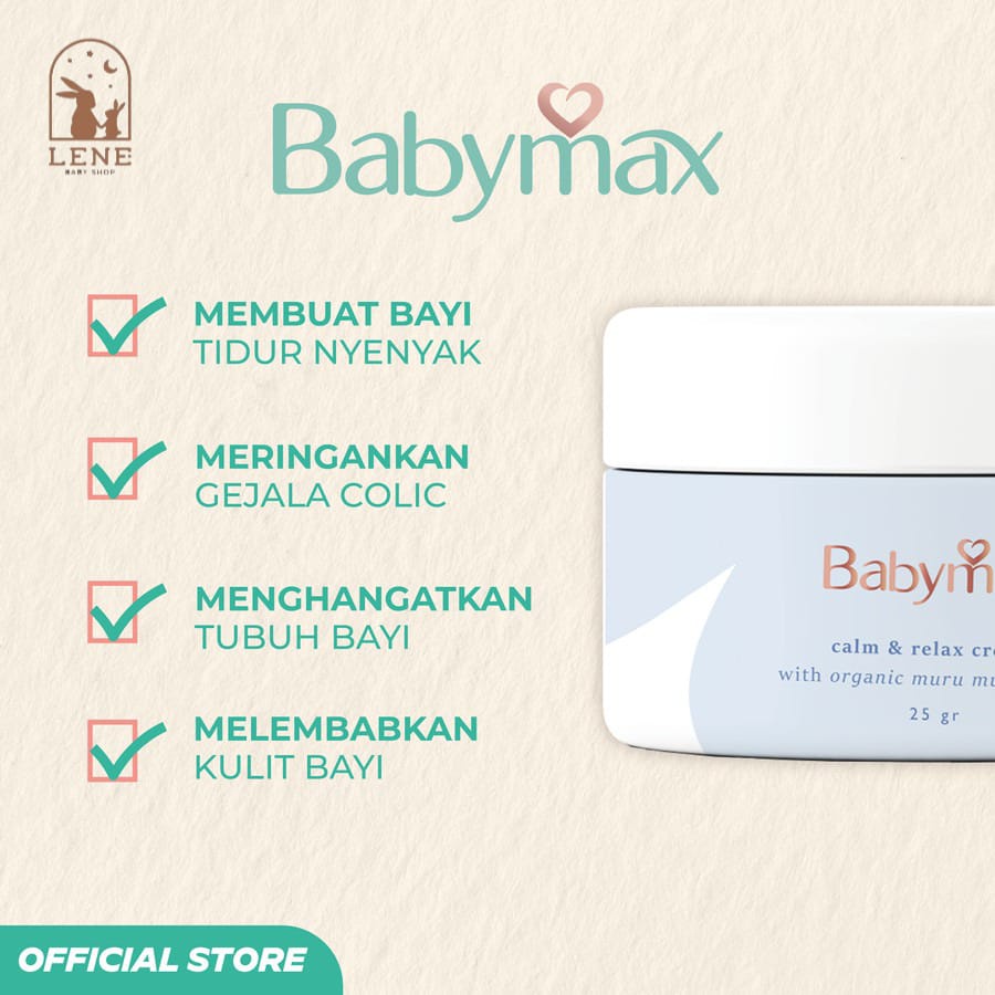 Babymax Calm And Relax Cream 25gr - For Belly And Back