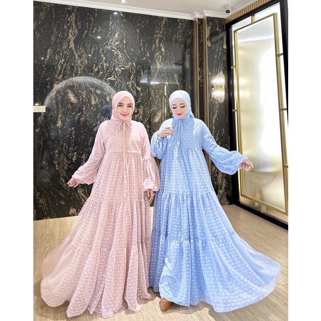 DRESS TUTU LEBARAN BY SHELLASAUKIA ORIGINAL