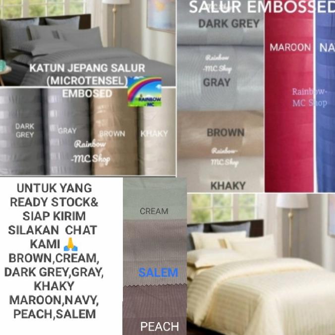 Sprei Katun Jepang 160X200&180X200&200X200 Tggi 30/40