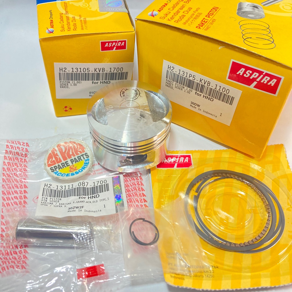 Seher piston kit Vario 110 karbu KVB Os 100 Ori Aspira