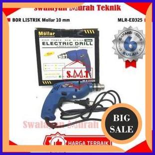tools MOLLAR MESIN BOR ED 325 Bor Tangan 10mm Bor Listrik MERK MOLLAR 2ZJN23