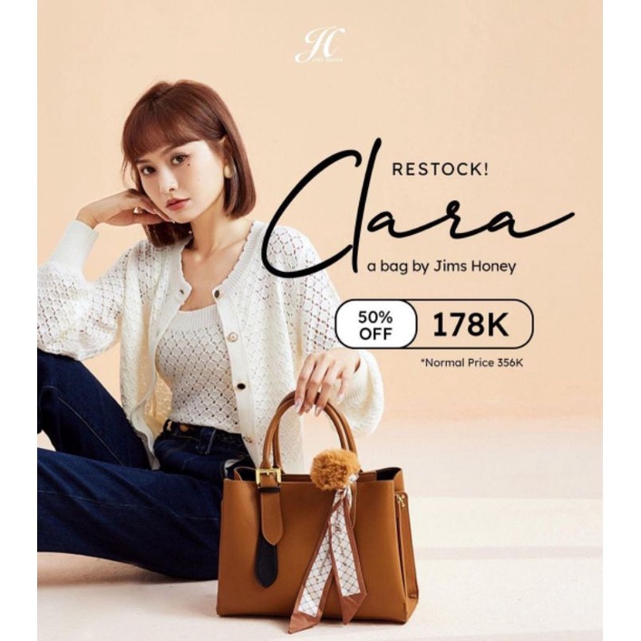 CLARA SATCHEL BAG by JIMS HONEY Handbag Totebag Clara Shoulderbag