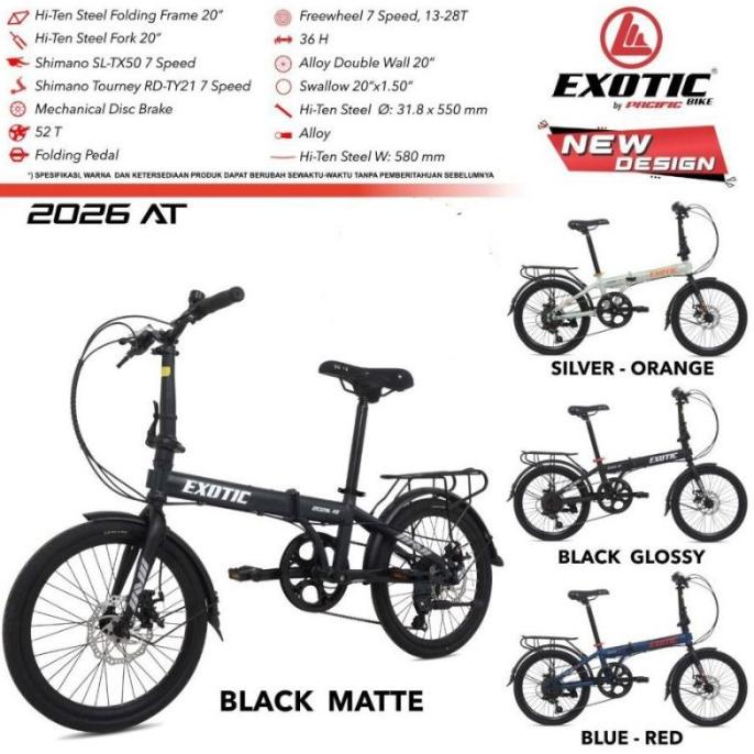 Sepeda Lipat 20 inch Exotic 2026 AR