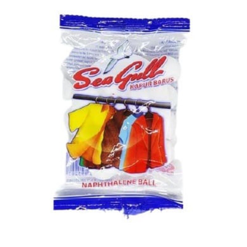 (1 pack) Kamper Kapur Barus Pakaian Toilet Seagul