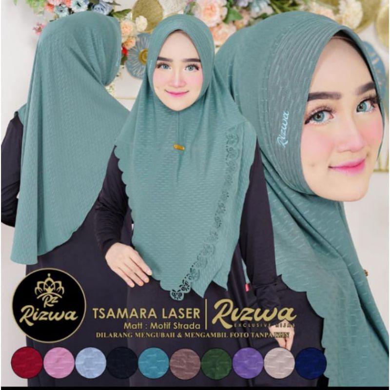 HIJAB PLONG RIZWA TSAMARA/HIJAB LASER PLONG RIZWA TSAMARA