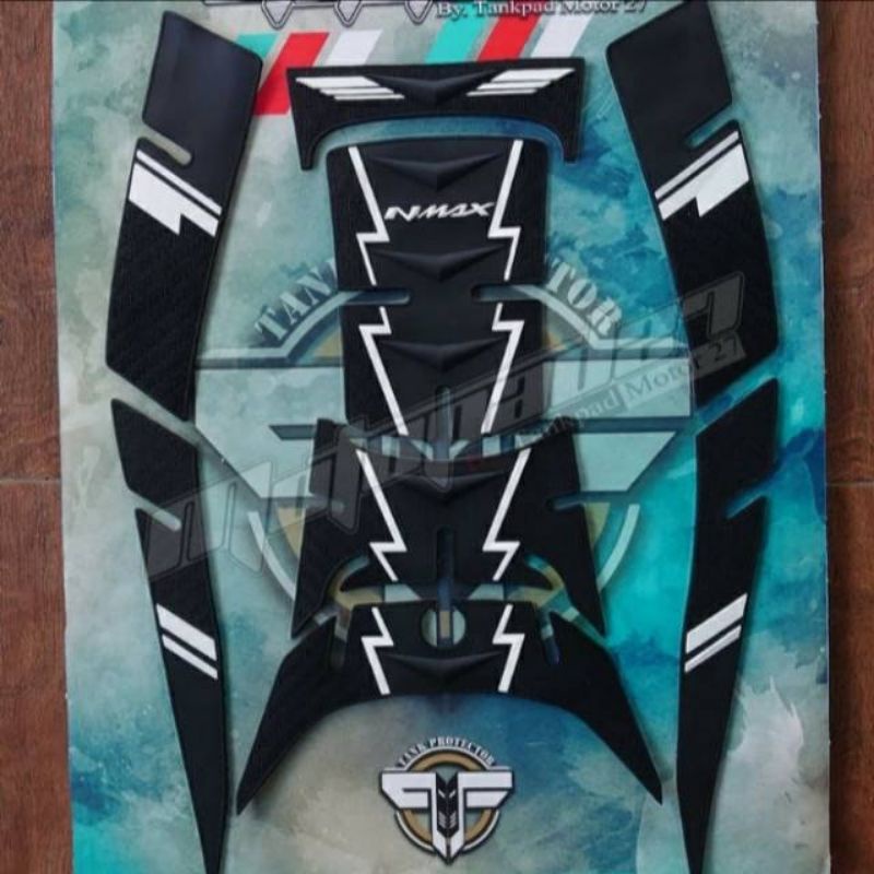 

Stiker sticker timbul tankpad karet all new nmax 2020-2022 resin