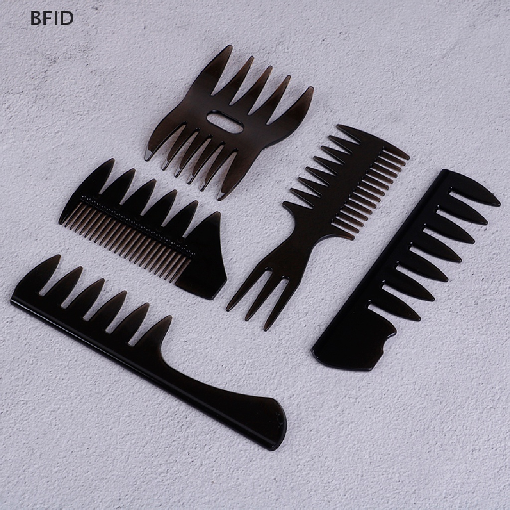 [BFID] Sisir Rambut Minyak Sisir Rambut Gigi Lebar Classic Oil Slick Styling Hair Brush Untuk Pria [ID]