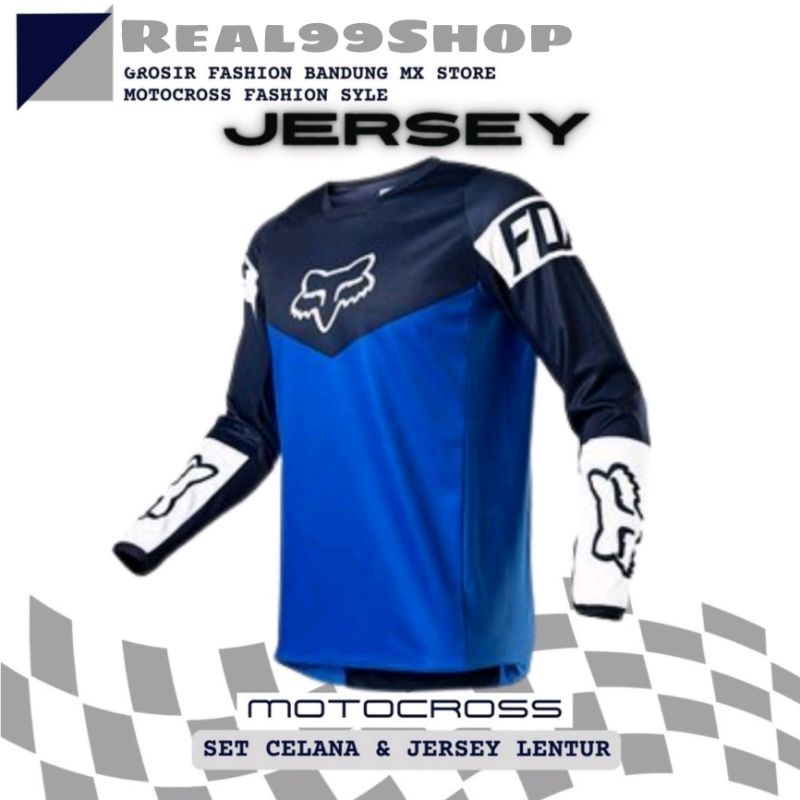 Jersey trail motocross sepeda Downhill MTB