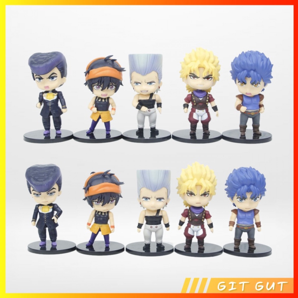 Action Figure Pajangan Mainan 5 Pcs Jojo Jojo's Bizarre Adventure Cute