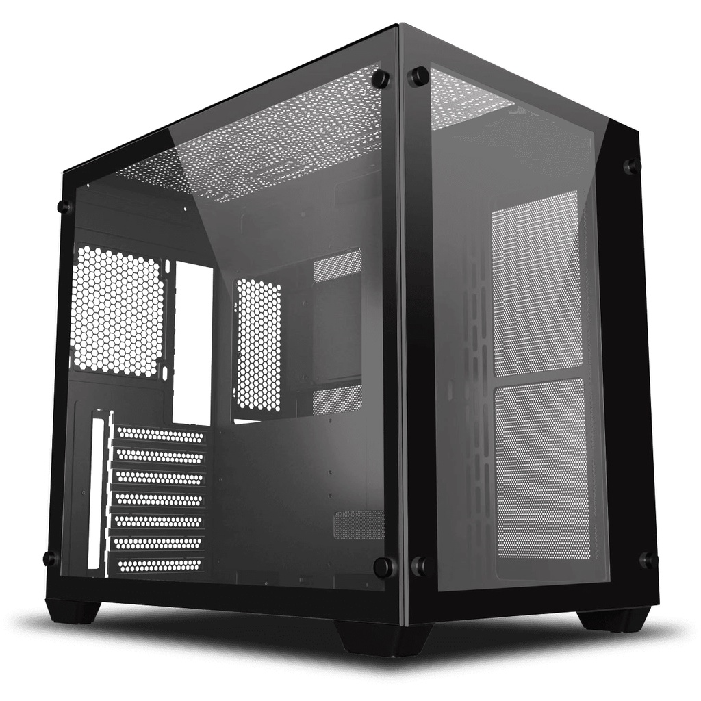 Casing HOSE Cruzzer Black Tempered Glass Gaming Case