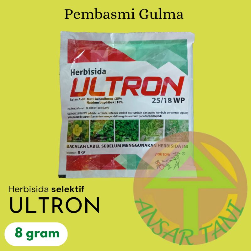 Herbisida Sistemik Selektif ULTRON 8 gram