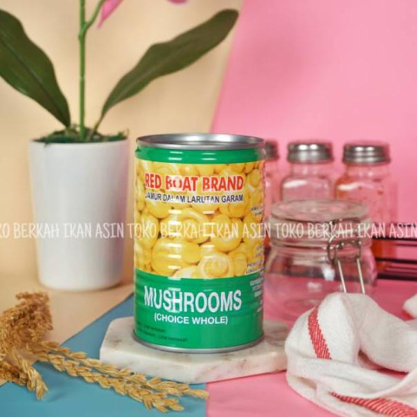 

GROSIR Jamur Kancing Red Boat 425gr / Red Boat Mushrooms Mushroom serbuuu !