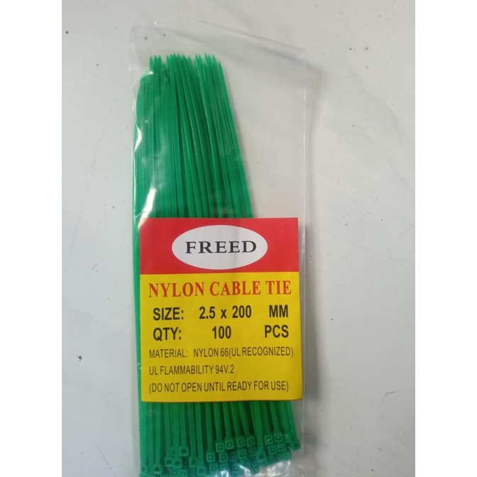 

GROSIR cable ties warna hijau 4.8 mm x 200 mm kabel tis pengikat green citrab44 Segera Beli