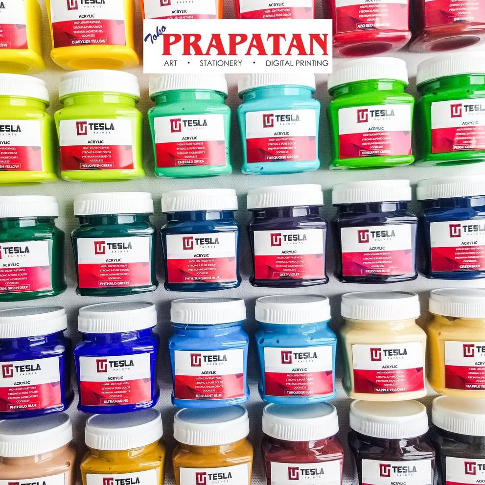 

Ready Stock Tesla Acrylic Paint / Cat Akrilik Tesla 125 ml