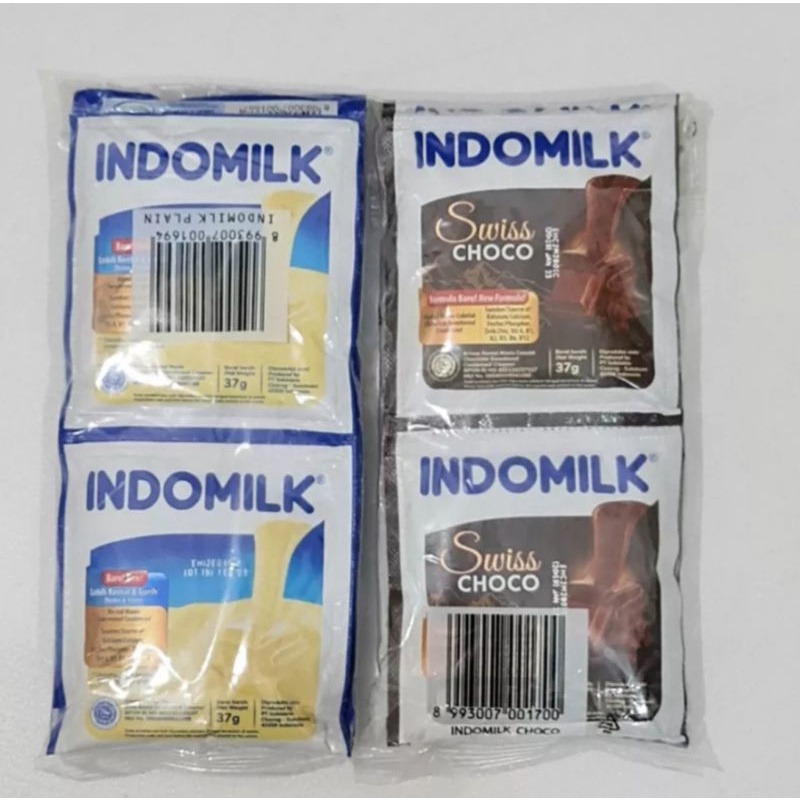 

Susu Kental Manis SKM Indomilk Sachet Coklat-Vanilla isi 6 pcs