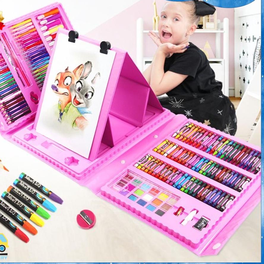 

Trend {ZEN1} ART SET 150PC DAN 208PC PENSIL WARNA / COLOURING SET 150 PCS 208 PCS / GULALI BOOKS PAKET MEWARNAI ペ