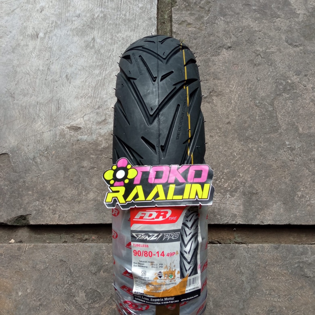 Ban Luar Ban Motor FDR 14 90/80 90 80 14 Type Genzi Pro