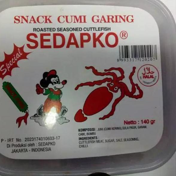 

◌ Snack juhi panggang cumu Garing Sedapko 175g ♙