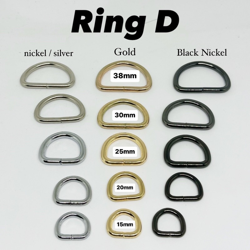 Ring D Tas Eceran Besi Tebal D Ring Tas