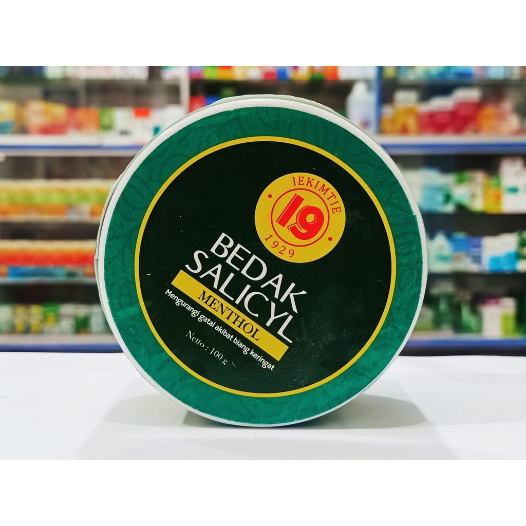Bedak Salicyl Menthol Pot 100gr Cap 19 - Bedak gatal biang keringat
