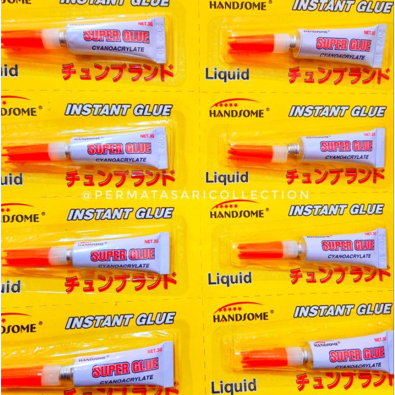 Lem Korea Power Super Instant Glue Bahan Perekat Serbaguna Kassera Handsome