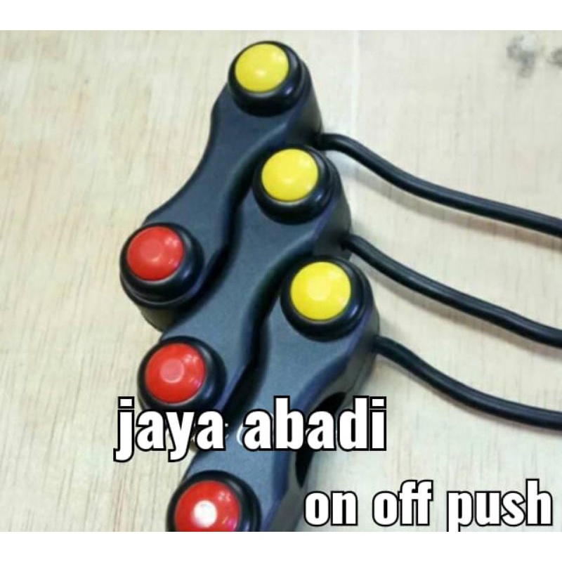 saklar stang motor saklar 2 tombol saklar on off dan push on saklar