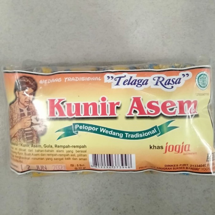 

Terlaris ✨ - kunir asem minuman tradisional telaga rasa 22x5 gr pack 2.1.23