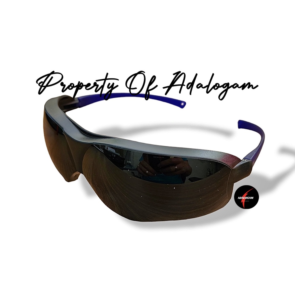 NEW Z87 Kacamata Las Safety Fashion Hitam Pekat Din 12