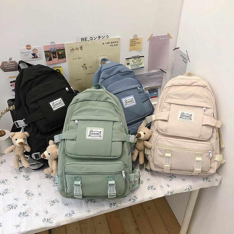 YOUBAGSHOP Tas Ransel Sekolah Polos fashion korea 2022-103 // 2022-12//2022-141