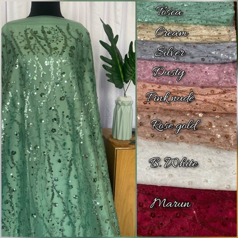 TILE KOREA/ BAHAN TILE/ TILE KOREA TERBARU/ KAIN TILE MAZE/  BLOUSE KEBAYA ( HARGA PER SETENGAH METE