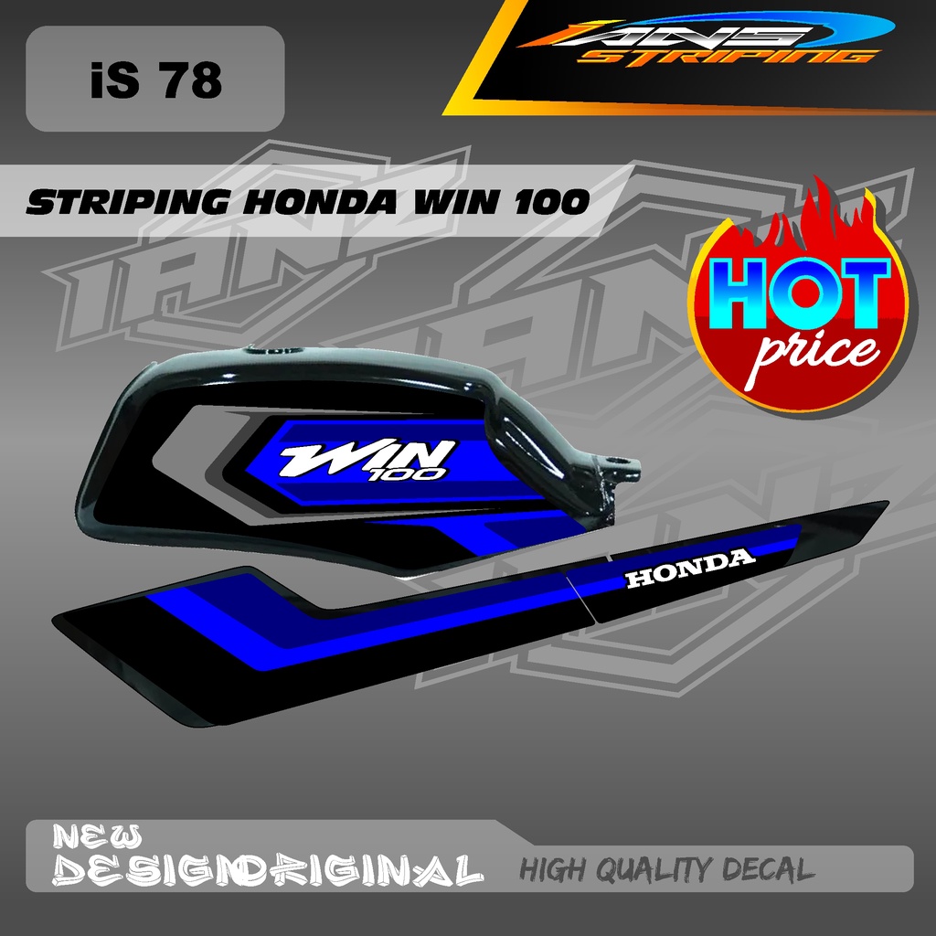 NEW STRIPING BODY WIN100 CUSTOM HOLOGRAM / NON HOLOGRAM IS78